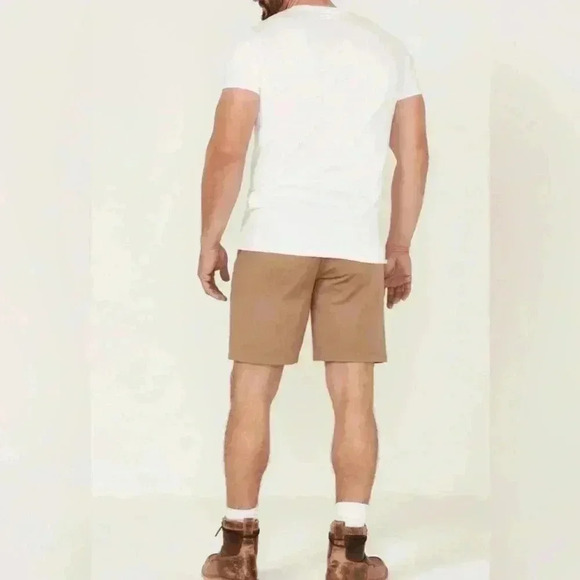 Brixton Carter Slack Shorts Tan 30 - Picture 2 of 12